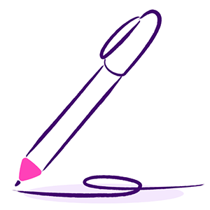 Illustration of a pen