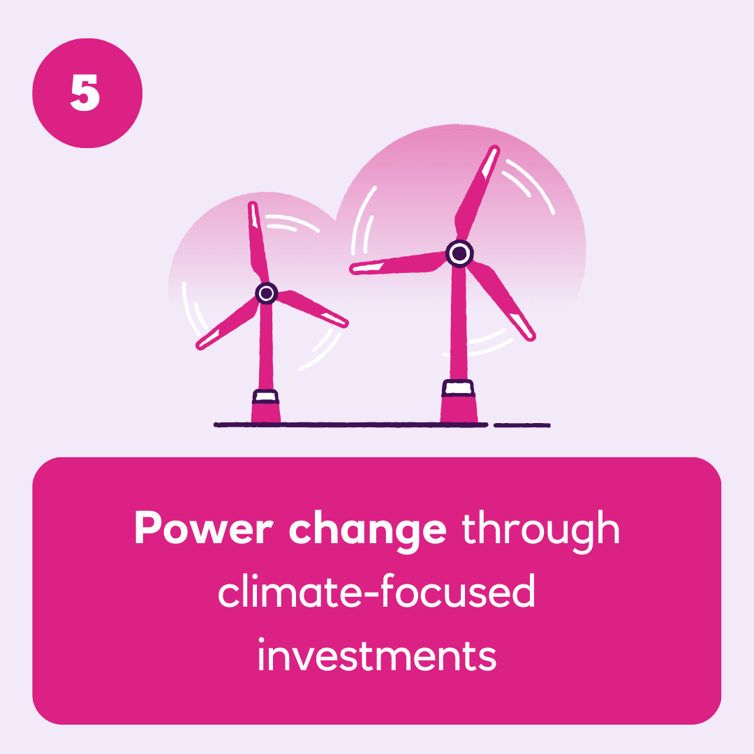 Climate focused investments